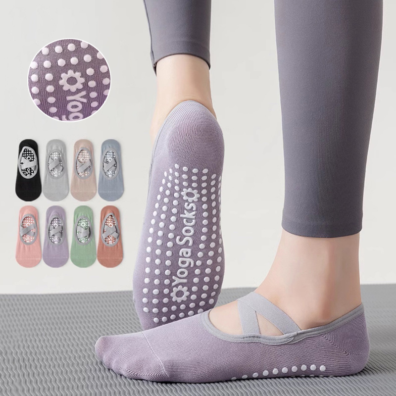 Pilates Yoga Ballet - Nefes Havlu Alt Yoga Çorap Kadın