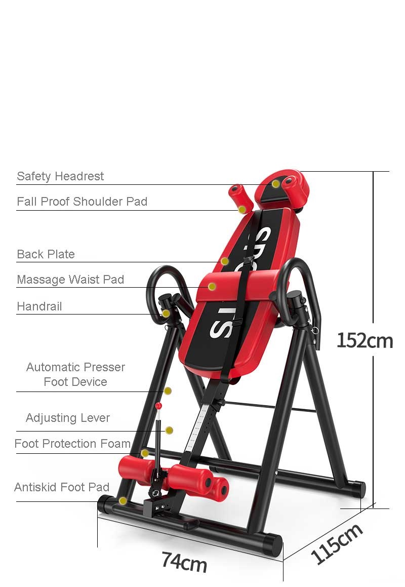 Inversion Table Fold - Sıcak Fırsat Katlanabilir Spor Salonu Ekipmanı