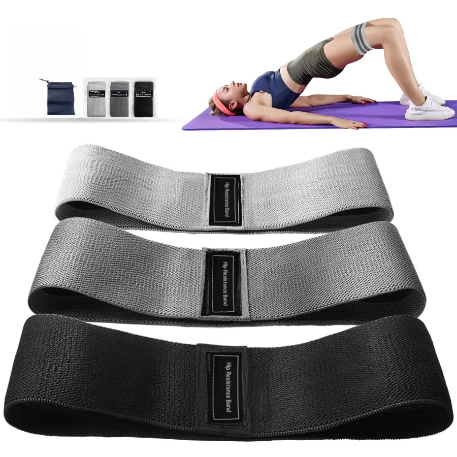 Pilates Yoga Circle - Temel Kumaş Dirençli Kalça Bandı Glute