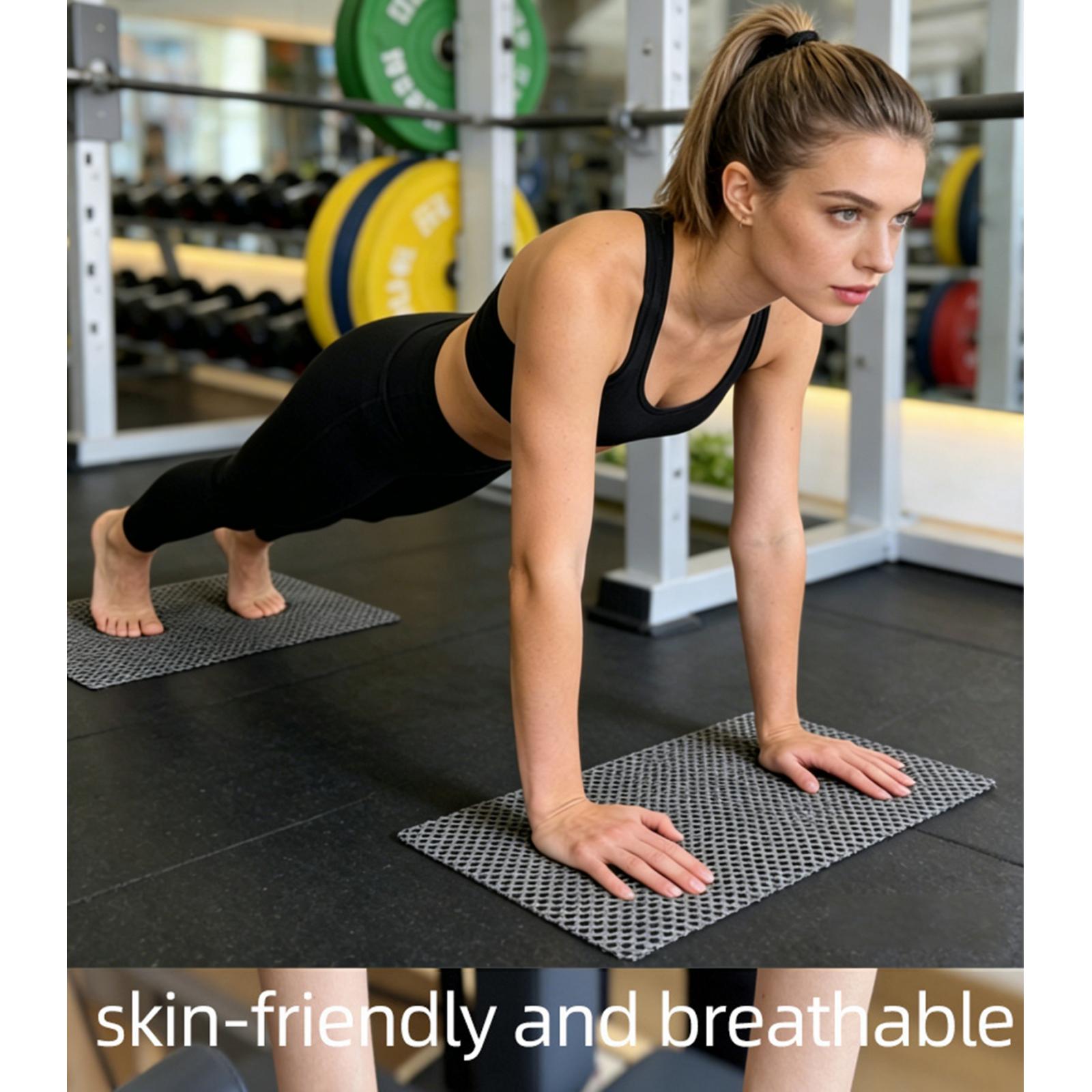 Pilates Yoga Equipment - 2 adet/takım Pilates kaymaz Mat istikrarlı