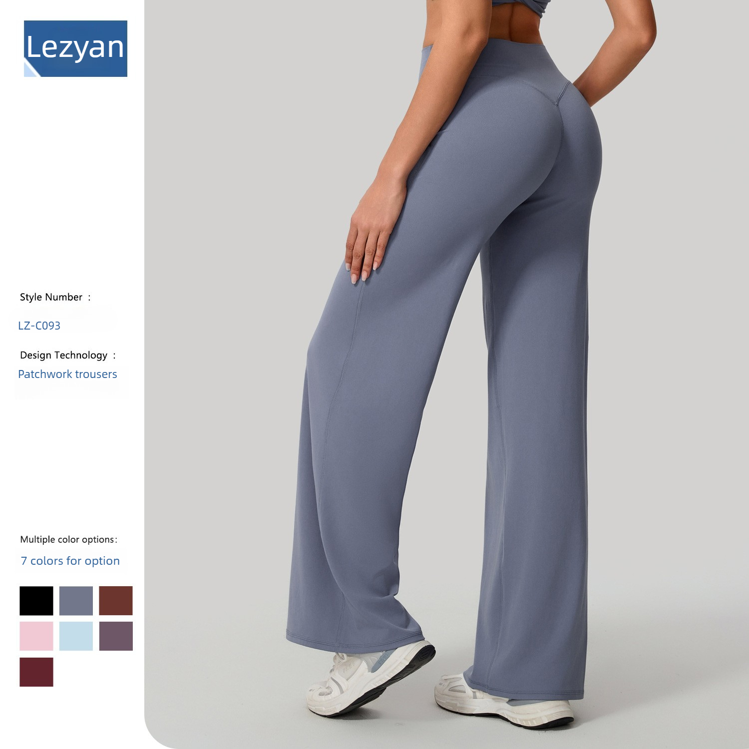 Pilates Yoga Leggings - Lezyan Gevşek Yumuşak Yoga Geniş Bacak