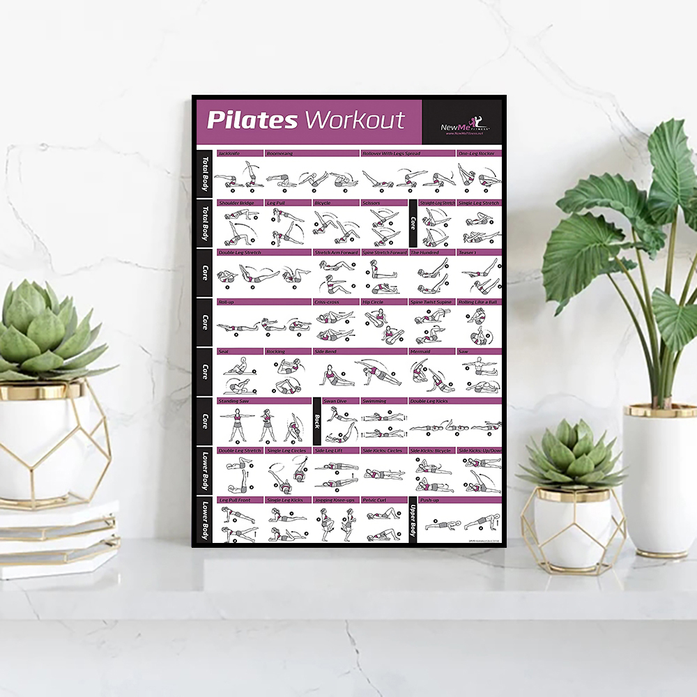 Pilates Eğitim Tablosu Tuval D - Pilates Yoga Gifts incelemesi ve fiyatı