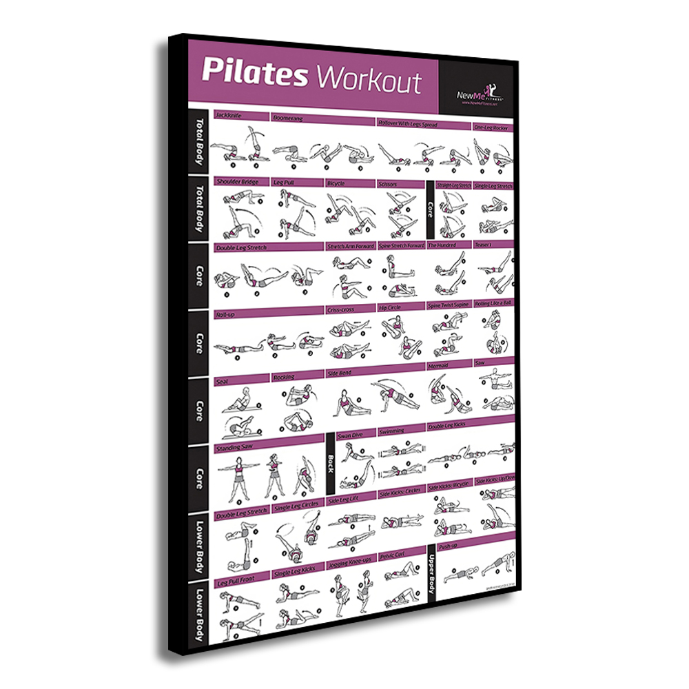 Pilates Eğitim Tablosu Tuval D - Pilates Yoga Gifts incelemesi ve fiyatı
