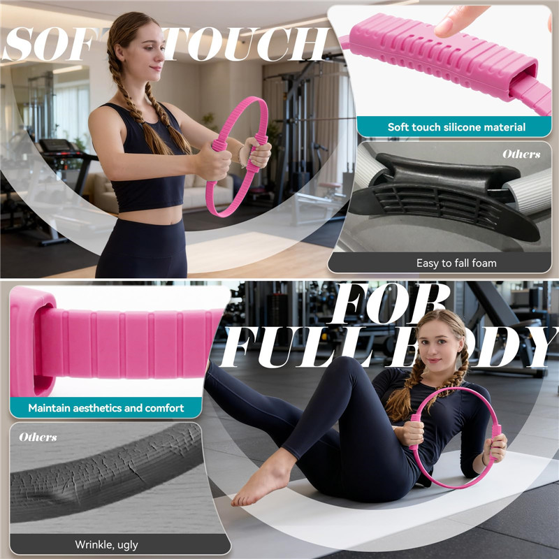 Çevre Dostu Çift Saplı Silikon - Pilates Yoga Ring incelemesi ve fiyatı